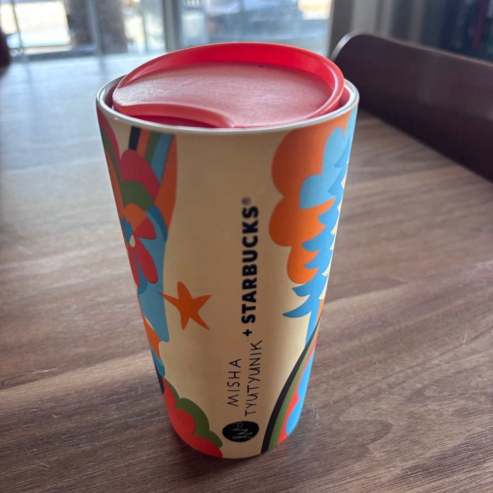 Limited Edition Starbucks X Misha Tyutyunik Ceramic Travel Mug